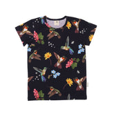 Hummingbirds Around Flowers T-Shirt